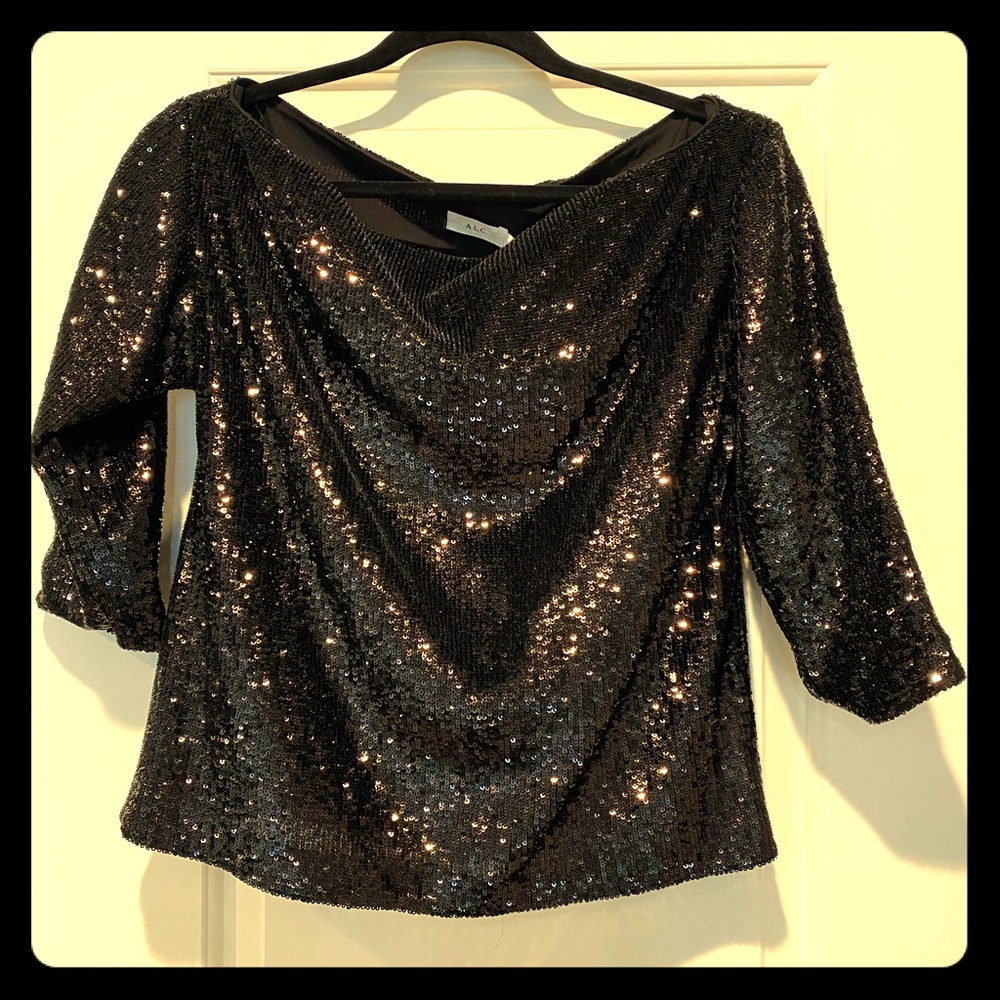 A.L.C. Zoey Sequin top